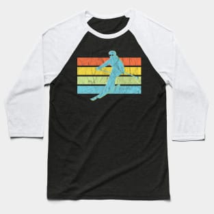 Downhill Skiing Baseball T-Shirt